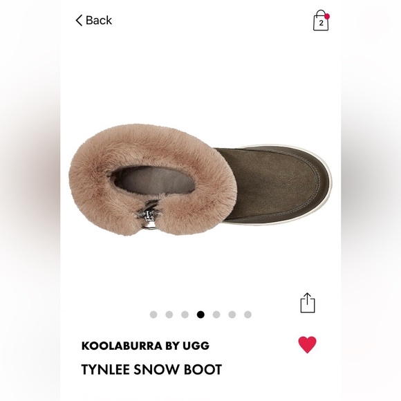BNIB KOOLABURRA BY UGG Tynlee Snow Boots Size 6 - Picture 6 of 8